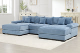 DESEO 130" 3-Seater with 2 Ottomans