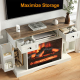 Tv Stands with 28'' Fireplace