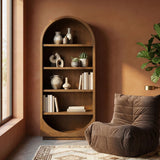 Hearth - Oak Veneer And Solid Wood Bookcase