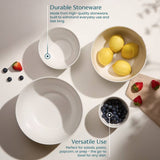 KooK Ceramic Nesting Bowls 18-140 oz, Set of 4