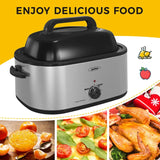 Wholesale 26 Quart Roaster Oven with Visible Self-Basting Lid