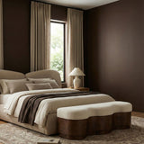 Savoy - Bench With Brown Base