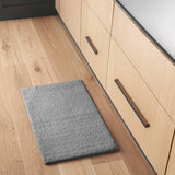 Wholesale Quick Dry Non-Skid Microfiber Bath Rug, Grey