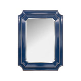 Ethan Scalloped Mirror Navy