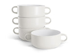 Kook Ceramic Soup Crocks 18 oz, Set of 4