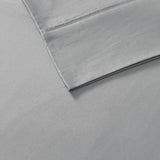 100% Organic Cotton 18" Deep Pocket Sheet Set, Grey