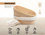 Rattan Sourdough Proofing Basket Set