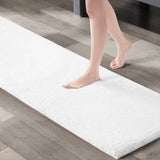 Quick-Dry Bathroom Rugs, White