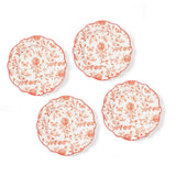 Blue Stallion Farm Rose Garden Salad Plates Set of 4