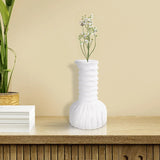 Herring Bulbous Abstract Vase- Tall