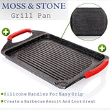 Moss & Stone 18-Inch Nonstick Griddle Grill Pan