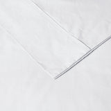 Brushed Cotton Bed Sheets Set, Full/Queen/King Sheet, White