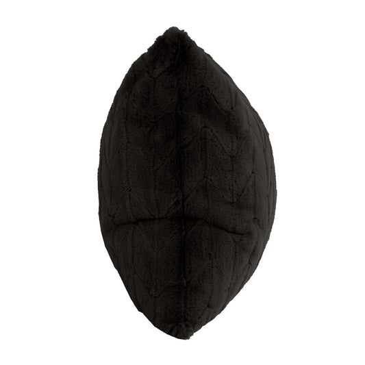 20 x 20 Angora Ebony Pillow - Down Insert