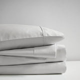 Pima Cotton Sateen 600 Thread Count Sheet Set, Light Gre
