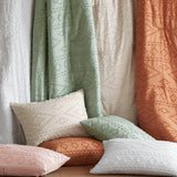 Bohemian Geometric Comforter Mini Set, White