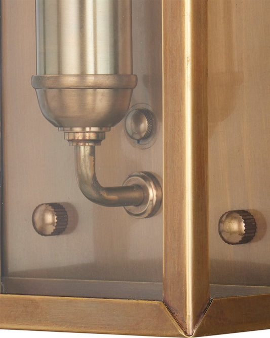 Royster Brass Outdoor Wall Sconce
