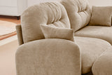 MOLLY 140" 4 Seater Sofa with 2 Ottomans