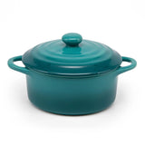 Kook Mini Ceramic Casserole Dishes with Lids, 4-Pack