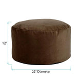 Foot Pouf Bella Chocolate