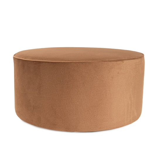 Universal 36" Round Ottoman Cover Qivuit Brown