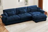 CLOUDIES 134" 3 Seater Sofa with 1 Ottoman