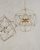 Zenda Gold Orb Chandelier