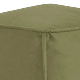 Square Pouf Bella Moss