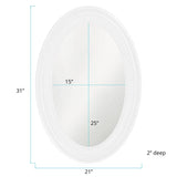 Ethan Mirror - Glossy White