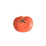 Tomato Shaped Ceramic Sauce Dish Colorful Plate