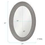 Ethan Mirror - Glossy Nickel