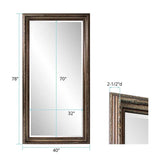 Nancy Gold Floor Mirror