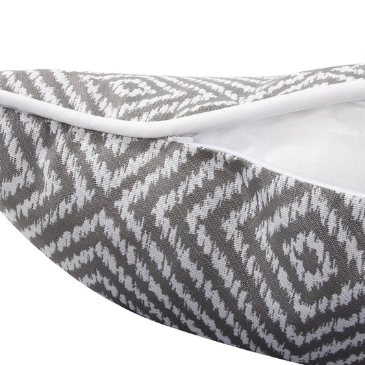 20 x 20 Outdoor Pillow Helm Pewter- Down Alternative Insert