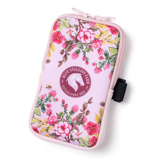 Blue Stallion Floral Bouquet Tumbler Pouch