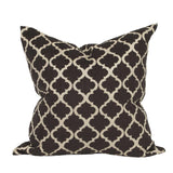 24 x 24 Pillow Moroccan Onyx - Down Insert