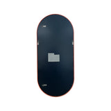 Osman Glossy Intense Rust Wall Mirror