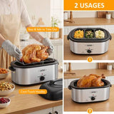 26QT/28QT Electric Roaster with Buffet Server