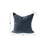 Komodo Navy Poly Filled 20x20 Pillow