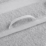 500GSM Turkish Cotton Quick Dry Plush Towel Set, Light Grey