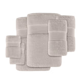 Turkish Cotton 6-Piece Bathroom Towel Set, Taupe
