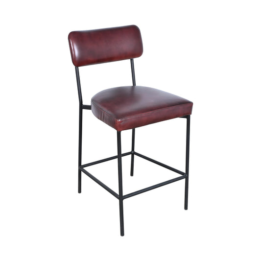 Ouston Leather Counter Stool