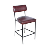 Ouston Leather Counter Stool