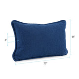 Pillow 14 x 22 Alicante Indigo