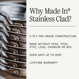 For purists, this assortment of Award-Winning Stainless Cookware Set 10-Piece