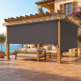 10' W X 8' H Outdoor Roller Shade with 95% Uv Protection