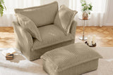 REVIX 49" Chair with 1 Ottoman