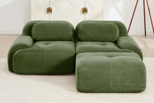 MIA 82'' Loveseat with 1 Ottoman