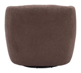 Govan Swivel Chair Brown
