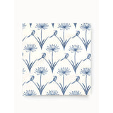 French Home Set of 4 Botanical Sugarbird Napkins - Sky