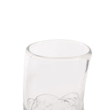 Portage Ice Clear Abstract Glass Vase- Tall