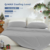 Modern Wave Quilting Reversible All Season Comforter, Gray